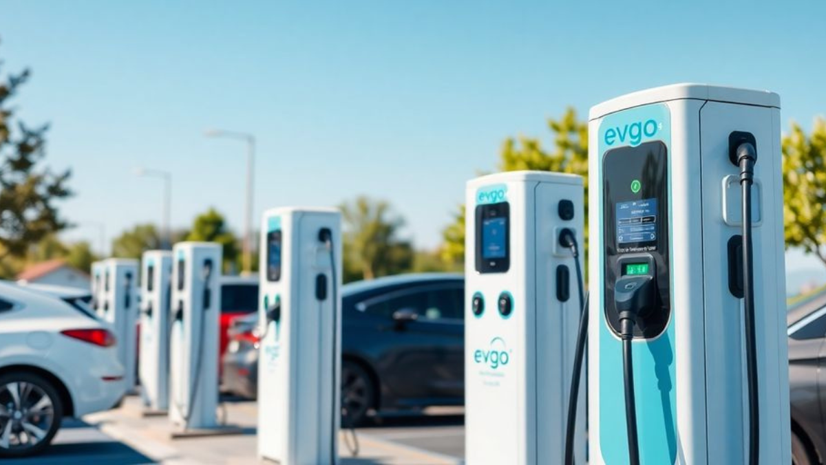 Image: Rivals Race to Build the Next Wave of Fast EV Chargers